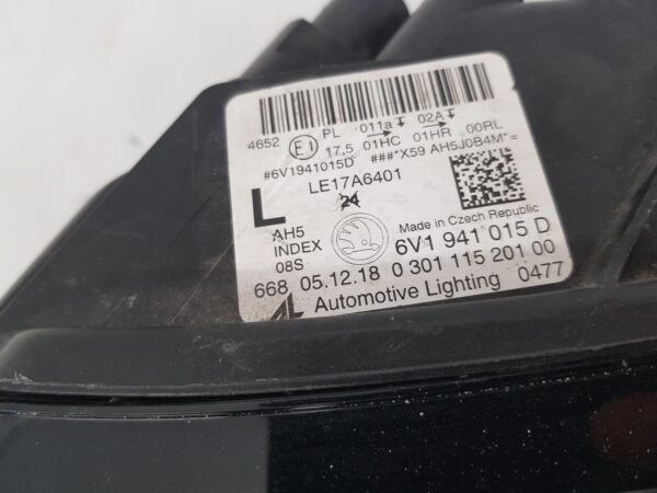 Far stanga halonge+led Skoda Fabia 3 facelift 6V1941015D 2018 2019 2020 2021 2022 - imagine 8