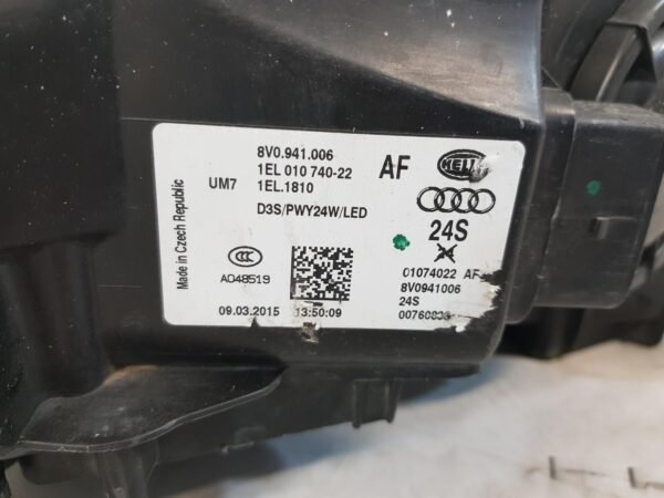 Far dreapta xenon + led Audi A3 8V 8V0941006AF 2012 2013 2014 2015 - imagine 15