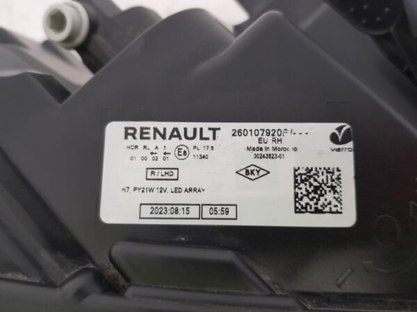 Far dreapta full led Dacia Logan 3 260107920R 2023 2024 2025 - imagine 14