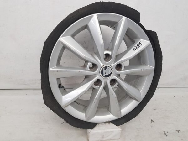 Janta aliaj R16 Skoda Octavia 3 5E0601025B 2012 2013 2014 2015 2016 2017 2018 2019 2020 - imagine 4