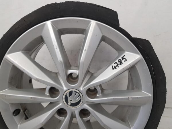 Janta aliaj R16 Skoda Octavia 3 5E0601025B 2012 2013 2014 2015 2016 2017 2018 2019 2020 - imagine 6