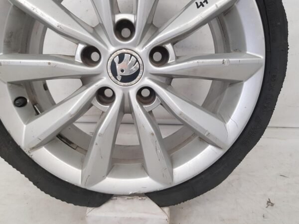 Janta aliaj R16 Skoda Octavia 3 5E0601025B 2012 2013 2014 2015 2016 2017 2018 2019 2020 - imagine 8