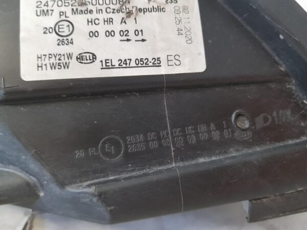 Far stanga halogen Skoda Octavia 2 facelift 1Z1941017 2009 2010 2011 2012 - imagine 9