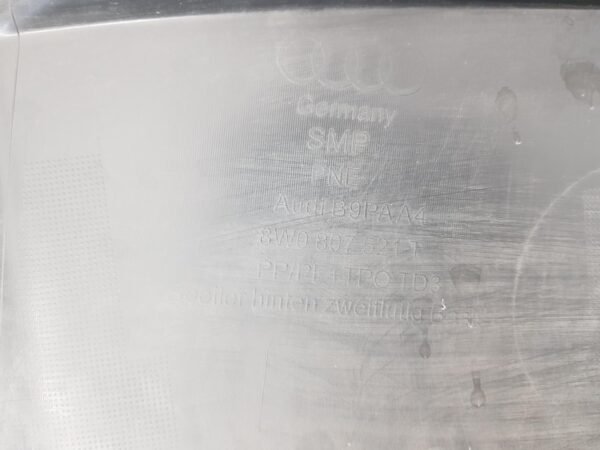 Spoiler bara spate Audi A4 B9 facelift S Line 8W0807521T 2020 2021 2022 2023 2024 - imagine 9