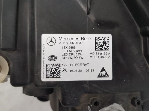 Far dreapta full led Mercedes CLA A1189062600 2019 2020 2021 2022 2023 2024 - imagine 11