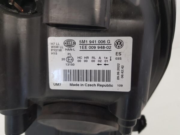 Far dreapta halogen VW Golf 6 Plus 5M1941006G 2009 2010 2011 2012 2013 - imagine 9