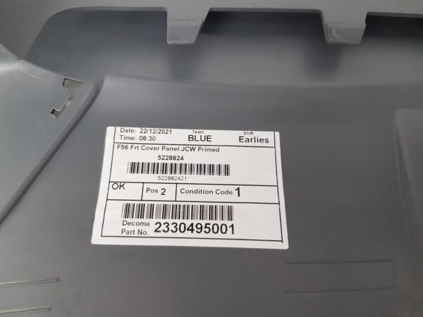 Grila bara fata Mini Cooper JCW F56 7360737 2014 2015 2016 2017 2018 - imagine 7
