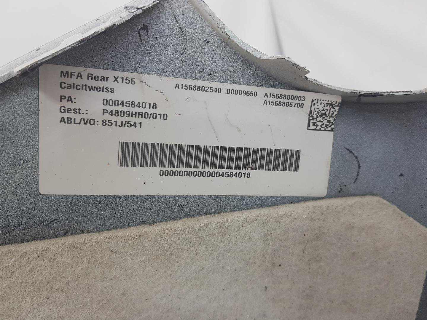 Bara spate Mercedes GLA X156 A1568850125 2013 2014 2015 2016 2017 - imagine 9