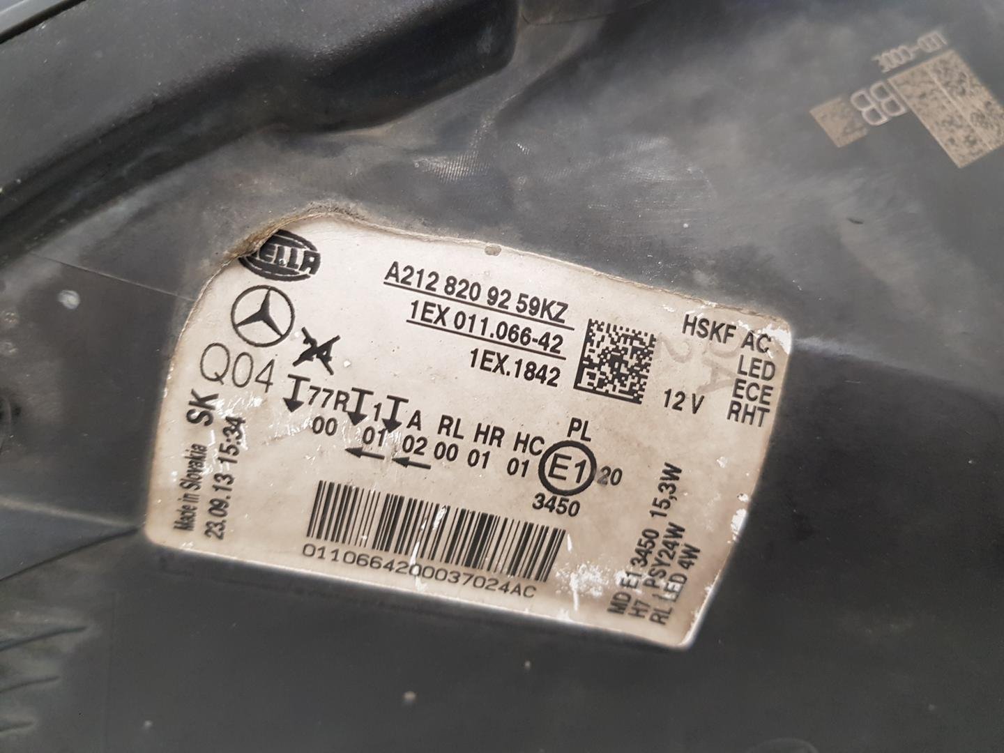 Far dreapta led+halogen Mercedes E Class W212 facelift A2128209259KZ 2013 2014 2015 2016 - imagine 10