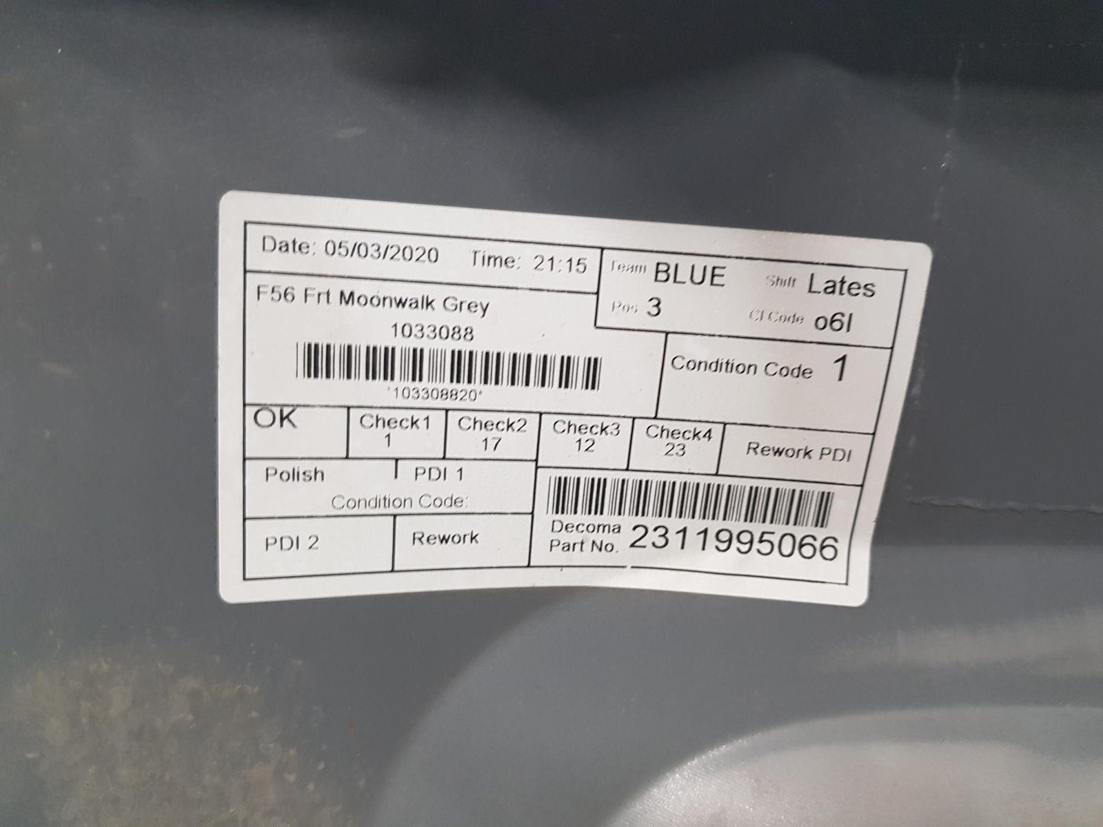 Bara fata Mini Cooper One F56 7317969 2014 2015 2016 2017 2018 2019 2020 2021 2022 - imagine 10