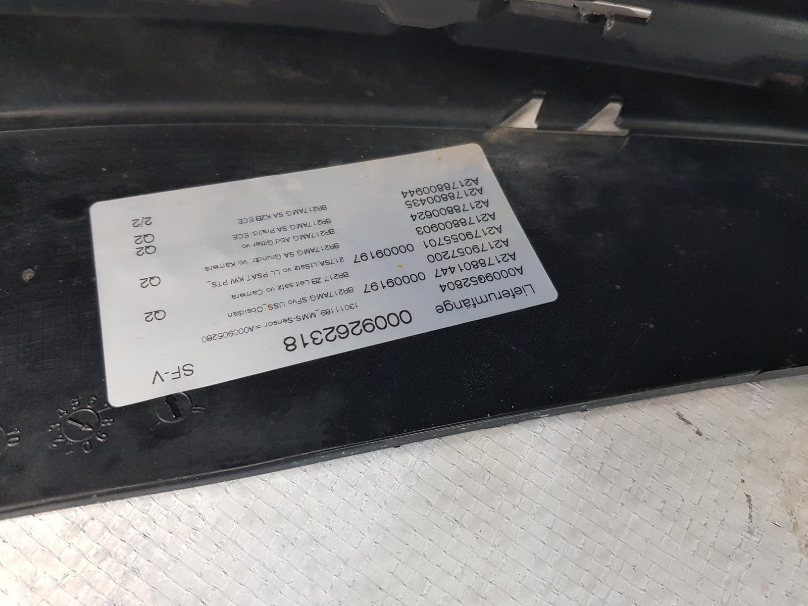 Bara fata Mercedes S Class Coupe C217 AMG A2178801447 2015 2016 2017, 2018 2019 - imagine 14