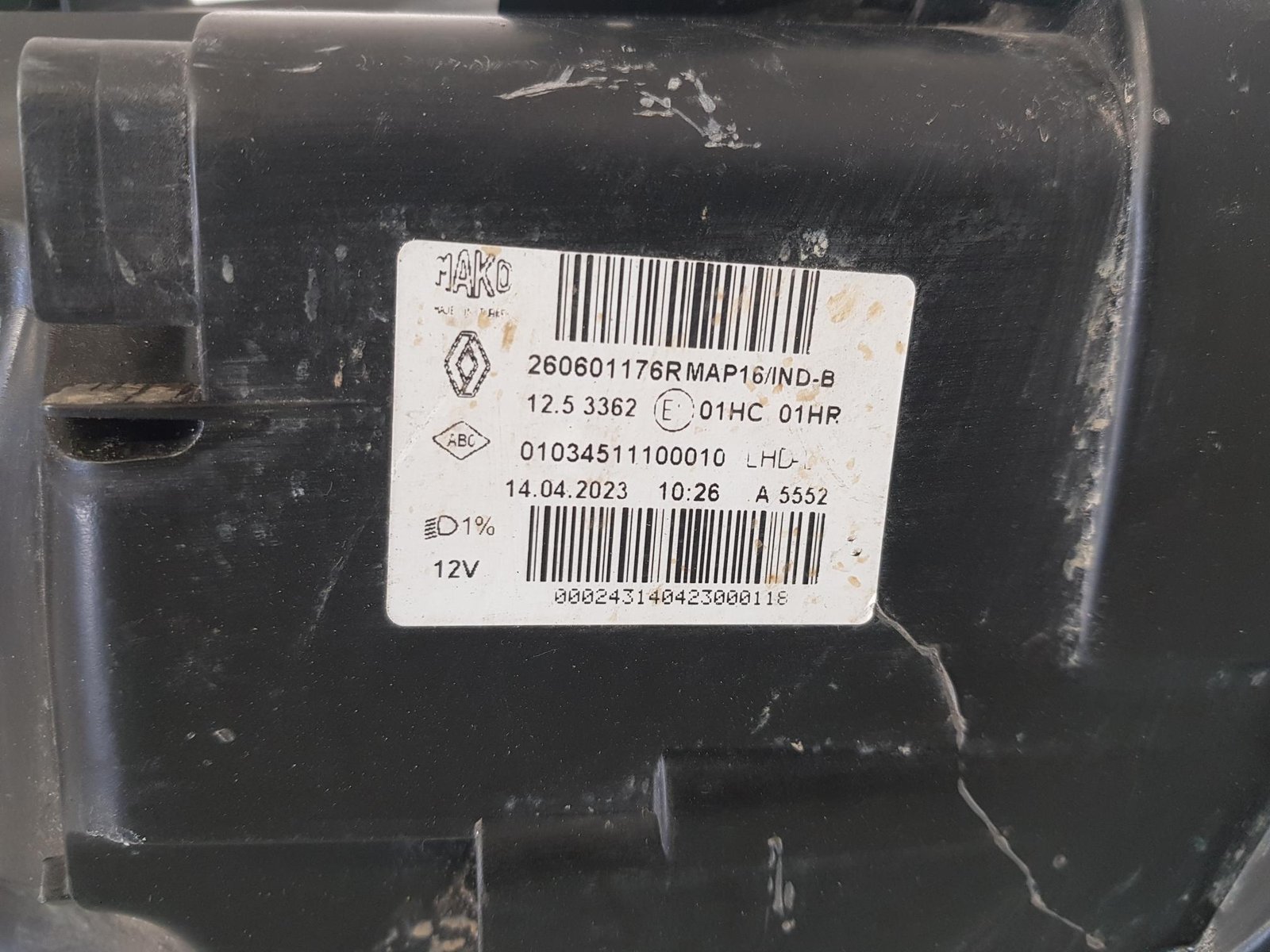 Far stanga Renault Clio 4 260601176R 2012 2013 2014 2015 2016 2017 2018 2019 2020 - imagine 11