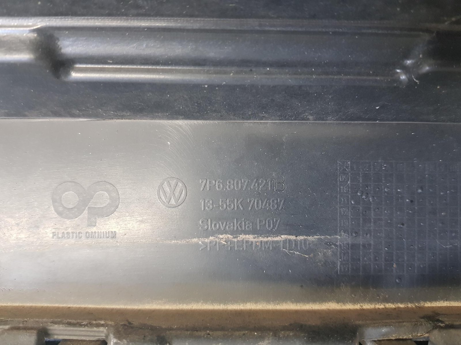 Bara spate VW Touareg 7P 7P6807521A 2010 2011 2012 2013 2014 - imagine 17