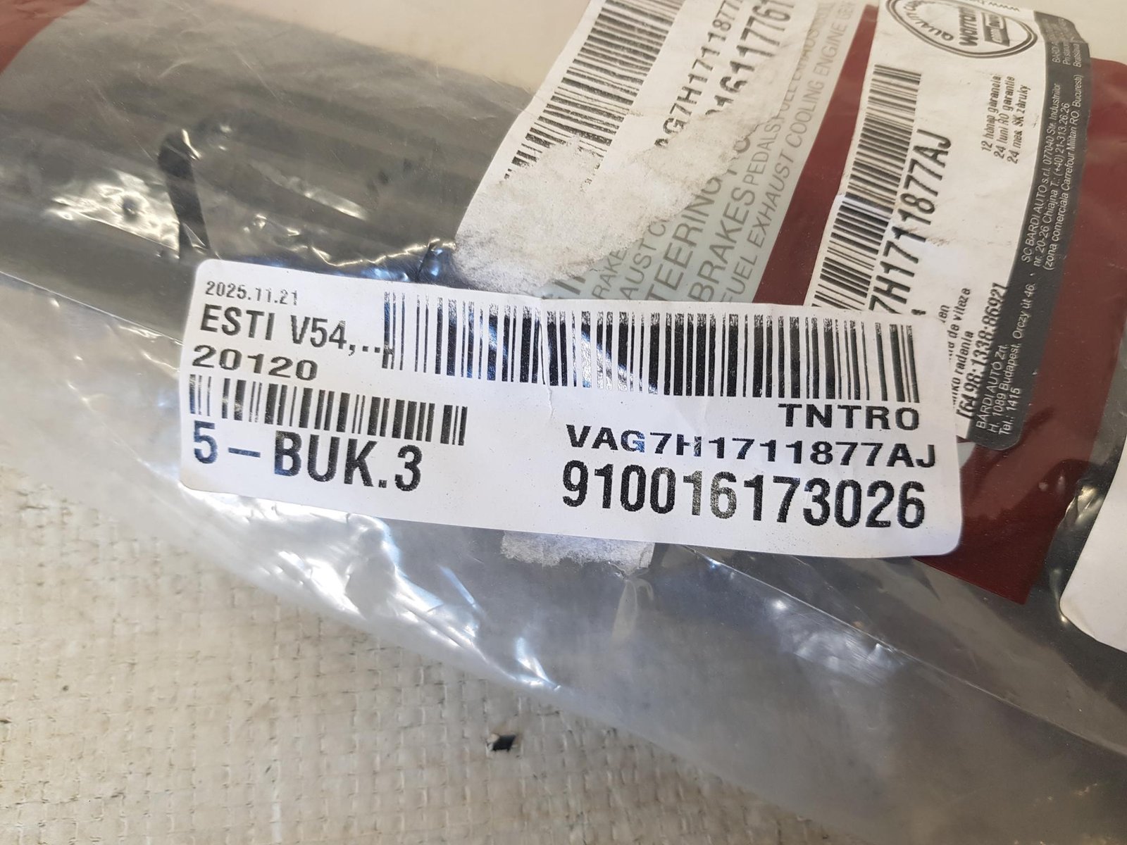 Cabluri timonerie VW Transporter T5 facelift 5 trepte 2.0 TDI 7H1711877AJ 2009 2010 2011 2012 2013 2014 - imagine 8