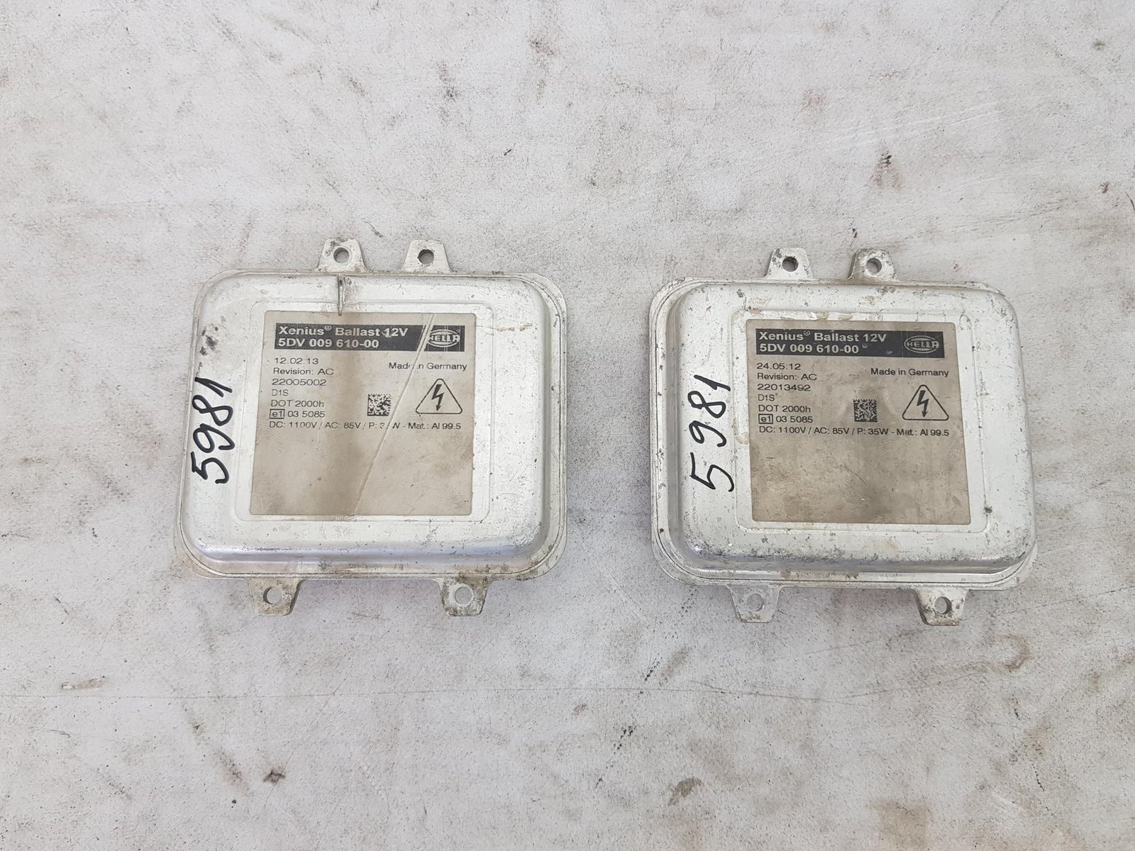 Droser modul far Xenon BMW E60 E70 Skoda Octavia 2 Insignia Astra J Qashqai 5DV009610-00 2006 2007 2008 2009 2010 2011 2012 2013 2014