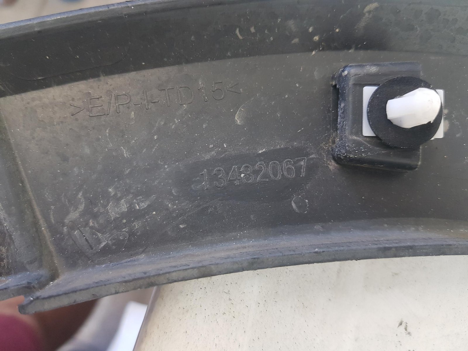 Bandou overfender aripa stanga spate Opel Crossland X 13482067 2017 2018 2019 2020 2021 2022 2023 - imagine 10